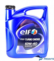 Масло моторное Elf Evolution 700 Turbo Diesel 10W-40, 4л, 194862