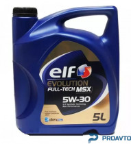 Моторное масло Elf Evolution Full-Tech MSX 5W-30, 5л, 213932