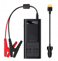 Автомобильный инвертор Baseus Super Si Power Inverter 500W – 220V CGNB000101 Black