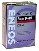 Eneos Масло моторное полусинтетическое SUPER DIESEL CG-4 10W-40, 4л