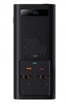 Автомобильный инвертор Baseus IGBT Power Inverter 300W (220V CN/EU) Black CGNB010101