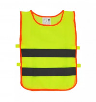 Детский сигнальный жилет зеленый S 05-006