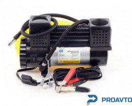 Компрессор "Торнадо" КА-Т12191 150psi/28Amp/90л/клеммы/фонарь/шланг 7,5м с дефлятором/2 цилиндра