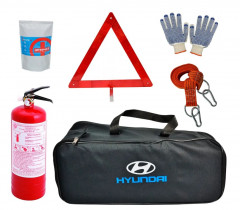 Набор технической помощи Poputchik Hyundai базовый черный 01-142-IS