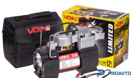 Компрессор "VOIN" VL-550 150psi/15A/40л/прикур./фонарь/дефлятор/переходник на клеммы, VL-550 (6)