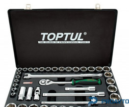 Набор инструмента 1/2" (дюйм+метр.) 46ед. TOPTUL GCAD4601
