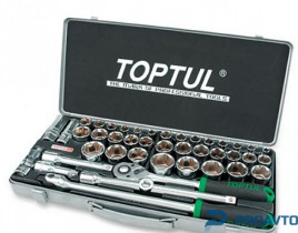 Набор инструмента 1/2" (дюйм+метр.) 43ед. TOPTUL GCAD4303