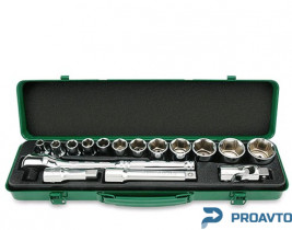Набор инструмента 1/2" 16ед.(6pt) TOPTUL GCAD1601