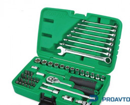 Набор инструмента 1/4" + ключи 49ед. TOPTUL GCAI4901