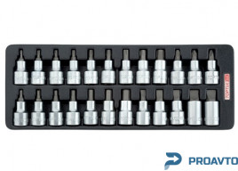 Набор бит впрес. в головку 1/2" 24ед. (в ложементе, тип А) TOPTUL GAAT2402