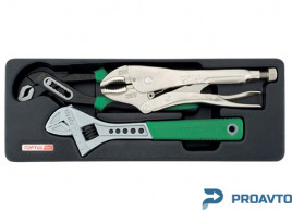 Набор инструмента комбинированный (в ложементе, тип А) TOPTUL GBAT0303