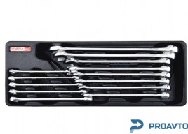 Набор ключей комбинированных 1/4"-5/16"мм 13 ед. (в ложементе, тип А) TOPTUL GBAT1304