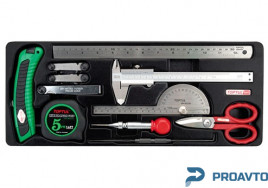 Набор мерительного инструмента 11ед. (в ложементе, тип В) TOPTUL GCAT1101