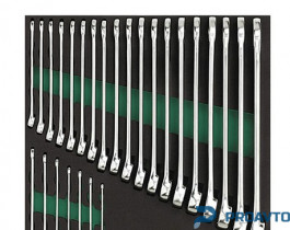 Набор ключей комбинированных 6-32мм 26ед. (в ложементе) TOPTUL GVC2604