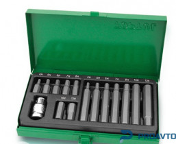 Набор бит 10мм HEX 15ед. TOPTUL GAAD1508