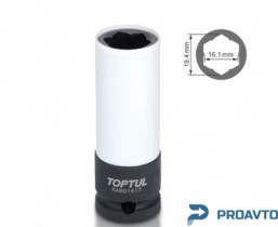 Головка ударная длинная 1/2" для шиномонтажа 17мм (для Mercedes-Benz) KABQ1617 TOPTUL