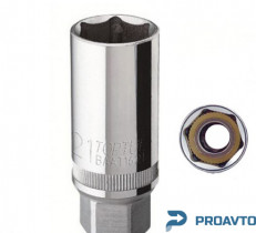 Свечная головка 14мм 1/2" магнитная BAAT1614 TOPTUL