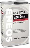 Eneos Масло моторное синтетическое DIESEL CH-4 5W-40, 0.946л
