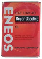 Eneos Масло моторное полусинтетическое SUPER GASOLINE SL 10W-40, 4л