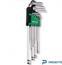 Набор Г-обр.шестигр. 1,5-10мм 9ед. длинных с шаром TOPTUL GAAL0916