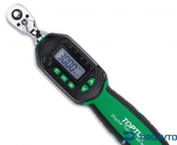 Ключ динамометрический двустороннего действия 1.5-30Нм (цифровой) 1/4" укороченный TOPTUL DT-030S2