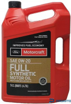 Моторное масло Ford Motorcraft Full Synthetic 0W-20, 4.730 л., XO0W205QFS