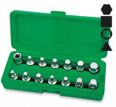 Haбop гoлoвoк для мacлocливныx пpoбoк 14eд. JGAI1402 TOPTUL