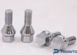 Болт колесный S&R ХРОМ М14*1.5 (30/57), 17, 9541