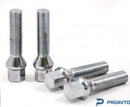 Болт колесный S&R ХРОМ М12*1.5 (23/49), 17, 2325