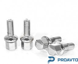 Болт колесный S&R СФЕРА Хром М12*1.5 (27/52), 17, 18081