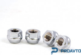 Гайка колесная S&R Хром (ОТКР) М12*1.25 (L21), 19, 1106