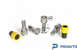 Болт секретный S&R М12*1.25x25 (4+2), 1075