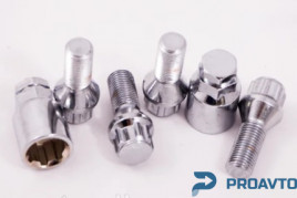 Болт секретный S&R М14*1.5x30 (4+2) PLASTIC PACK (LB 008SL), 1258