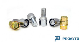 Болт секретный S&R М14*1.5x27 (4+2) PLASTIC PACK (LB 009), 2406