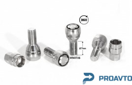 Болт секретный S&R М14*1.5x27 (4+2) PLASTIC PACK (LB 0081), 1339