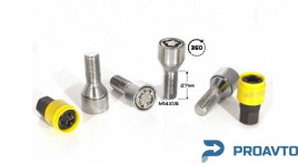 Болт секретный S&R М14*1.5x27 (4+2) PLASTIC PACK (LB 008SL), 1119