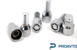 Болт секретный S&R М14*1.5x27 (4+2) PLASTIC PACK (LB 004), 2232