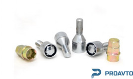 Болт секретный S&R М14*1.5x27 (4+2) PLASTIC PACK (LB 008), 2405