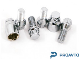 Болт секретный S&R М14*1.5x27 (4+2) PLASTIC PACK (LB 001), 2229