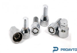 Болт секретный S&R М12*1.5x27 (4+2) PLASTIC PACK (LB 004), 2231