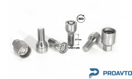 Болт секретный S&R М12*1.25x27 (4+2) PLASTIC PACK (LB 0081SL), 1353