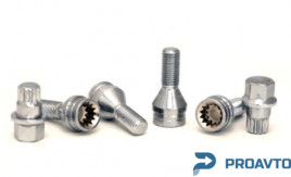 Болт секретный S&R М12*1.25x26 (4+2), 2407