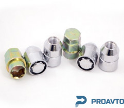 Гайка секретная S&R М14*1.5х32 (4+2 KEY), 2411