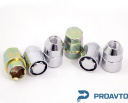Гайка секретная S&R М12*1.25x32 (4+2 KEY), 2410