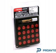 Набор гаек Rays RED, М12*1.25х32, 17, (16+4+2), 2265