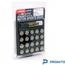 Набор гаек Rays HYPER BLACK, М12*1.5х32, 17, (16+4+2), 2262