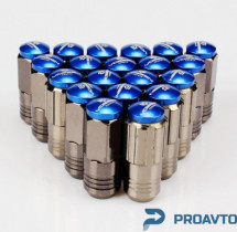Набор гаек Vossen хром, синий колпачок М12*1.5х53, 19, (16+4+2), 2259