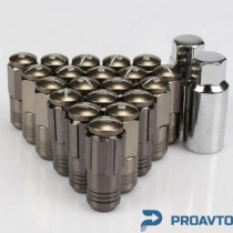 Набор гаек Vossen хром, TITANIUM Cap М12*1.5х53, 19, (16+4+2), 2257