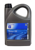 Масло моторное полусинтетическое General Motors Semi Synthetic 10W-40, 4л, 93165215