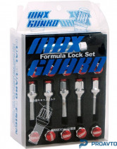 Набор болтов Мax Guard Болт хром, красный колпачок М12*1.5x28 19/21, 2309